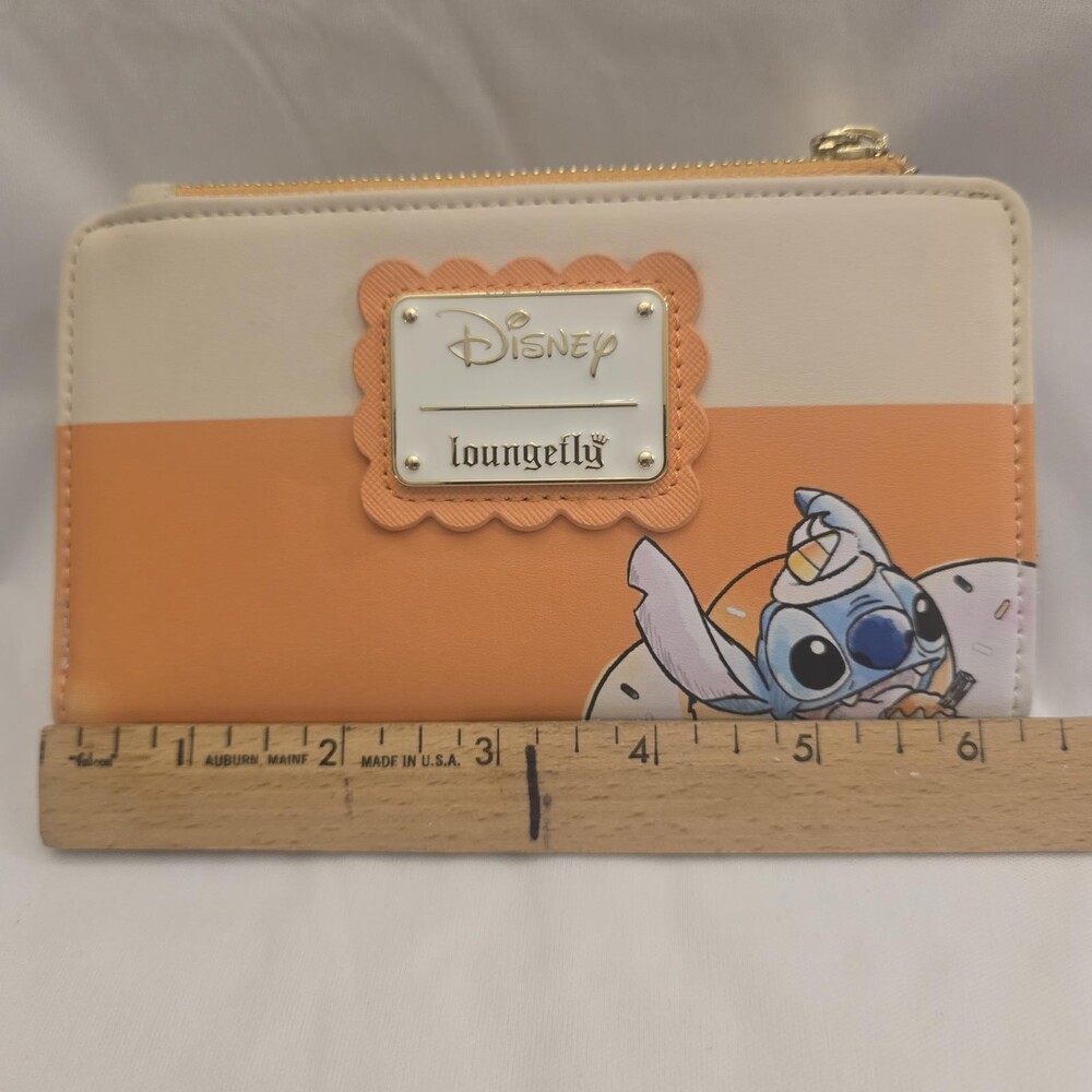 Loungefly Disney Lilo & Stitch Candy Corn Sundae Stitch Ziparound Wallet - Picture 6 of 9